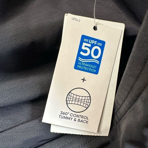 NWT Lands’ End Plus Size Black Athletic Swim Skirt Built in Liner - Size 1XL - Picture 6 of 9